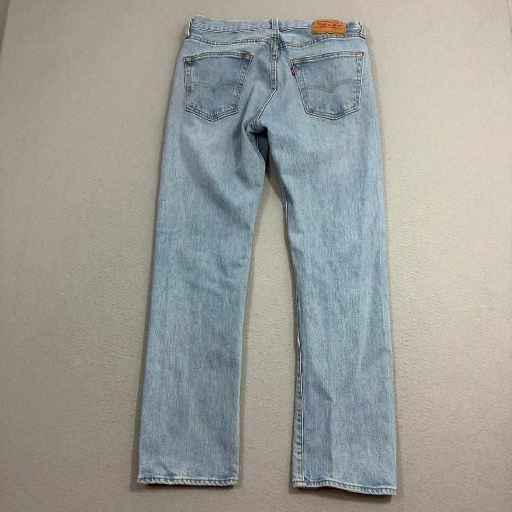 Levis 501xx Jeans Men's 32x30 Blue Straight Fit Button Fly Western Original Fit